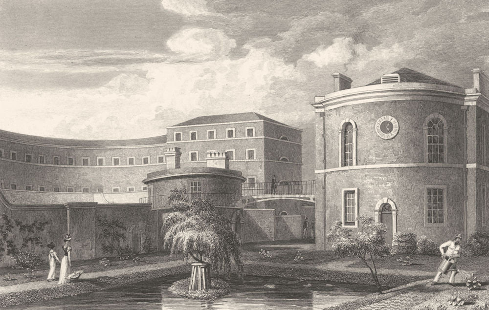 LIVERPOOL. County House of Correction. Kirkdale. (Pyne) 1831 old antique print